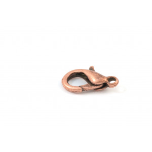 LOBSTER CLAW CLASP 13MM ANTIQUE COPPER